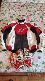 Giacca Alpinestars tg. 50 , guanti tg. L