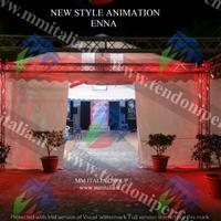 Tendostrutture  8 x 20 x 3/4,4 mt, per uso feste