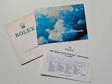 Libretti Rolex Gmt  Submariner 1675 5513 1680