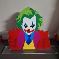 marco lodola ,statuetta in plexiglass joker