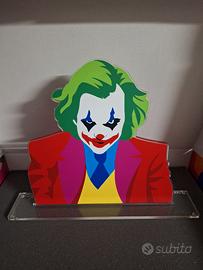 marco lodola ,statuetta in plexiglass joker