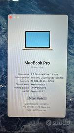 MacBook Pro 15 (2018) - i7 / 16GB / 1TB SSD / Touc