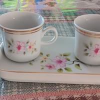 2 tazzine più piattino Limoges