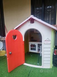 casetta x bambina + cucina Ikea