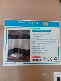 Parete laterale in vetro per doccia NUOVA