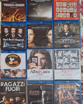 lotto di bluray-dvd
