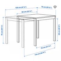 Tavolo allungabile bianco