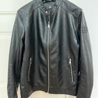 Giacca pelle biker - Esercito