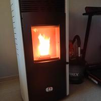 Stuffa pellet doppio canalizzazione Siberia Aria N