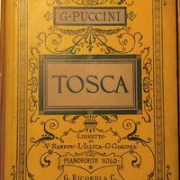 Partitura antica della Tosca di G.Puccini