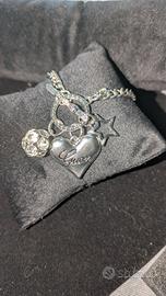 Bracciale con Charms in Acciaio Guess