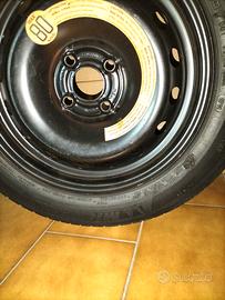 Ruota scorta fiat punto gpl + cric