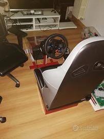 simulatore +volante e pedagliera g29