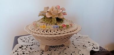 Porcellana CapodimonteTraforata Intrecciata