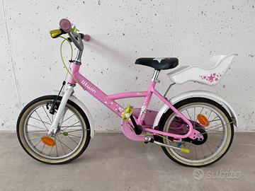 Bicicletta bimba decathlon  B’Twin Princess 16”