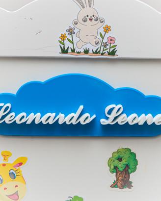 Nome personalizzato 3D per cameretta