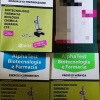 Libri Alpha Test per universitaria farmacia... ctf