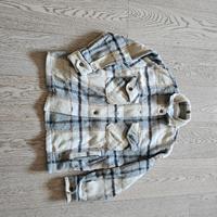 Giacca camicia invernale stampa check Subdued