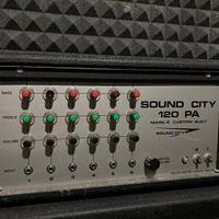 Amplificatore Testata Sound City 120 PA