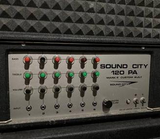 Amplificatore Testata Sound City 120 PA