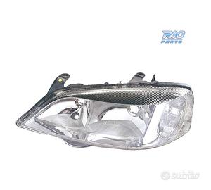 FANALE SINISTRO PER OPEL ASTRA G 98-04 FONDO CROMA