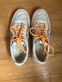 Sneakers Premiata Originali-Grigio/Arancione