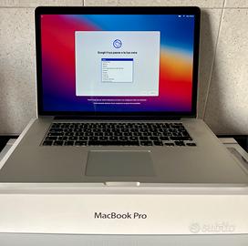 MacBook Pro Retina 15" - i7 quad-core a 2Ghz