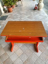 Banco da scuola anni 50 scrivania vintage