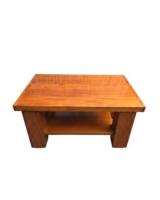 tavolino del salotto in legno massello artigianale
