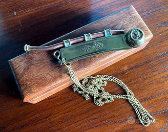 Fischetto nautico vintage con custodia