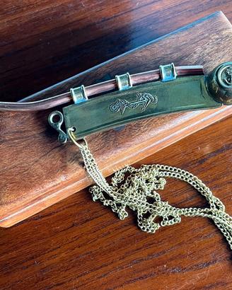 Fischetto nautico vintage con custodia