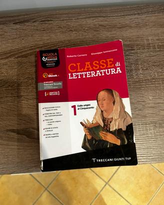 Libro Classe di Letteratura Vol 1 Treccani