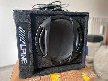 Subwoofer alpine + amplificatore