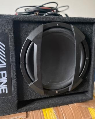 Subwoofer alpine + amplificatore