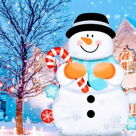  pupazzo di neve 140 cm nuovi