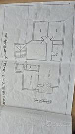 4 vani + servizi (bagno e cucina) con veranda