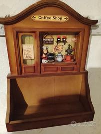 Mobiletto da parete portaoggetti 