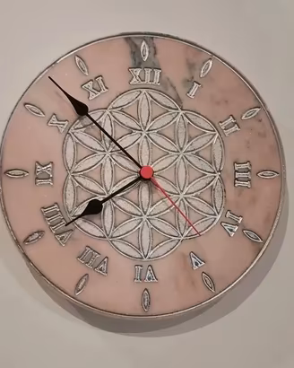 Orologio da parete  in Marmo Diametro 25 cm 
