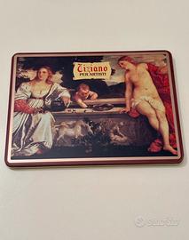 Scatola in latta pastelli Tiziano vintage (FILA)