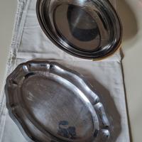 vassoi in acciaio inox 