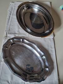 vassoi in acciaio inox 