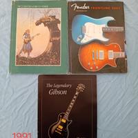 Cataloghi chitarre e amplificatori