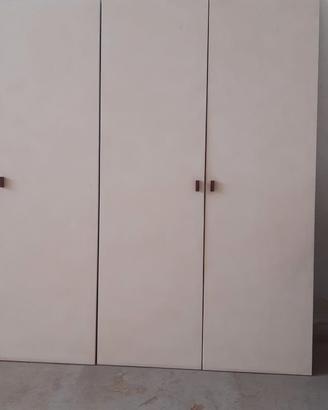 Ante per armadio legno laccato avorio H210