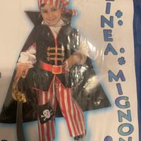 Costume di Carnevale  Pirata bambino 3-5 anni