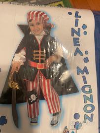 Costume di Carnevale  Pirata bambino 3-5 anni