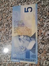 Detroit Red Wings Gordie Howe Signed Canadian 5 Do