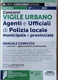 Libro concorso vigile urbano edizione 2024