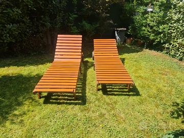 LETTINI SOLE IN LEGNO TECK