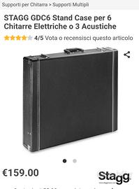 Porta chitarra STAGG 6 posti