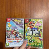 Lotto giochi Nintendo: Paper Mario e Deluxe Bros